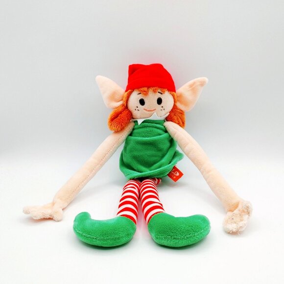 Wild Republic HoliDangler Hanging Elf 13" Plush Christmas Stuffed Toy - Picture 1 of 4